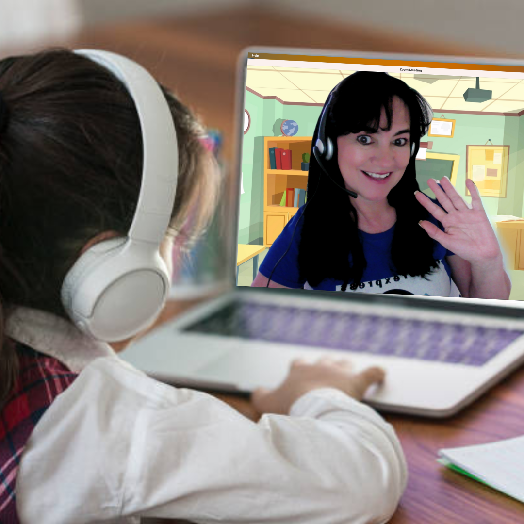 girl with laptop tutoring at itutorexpress.net